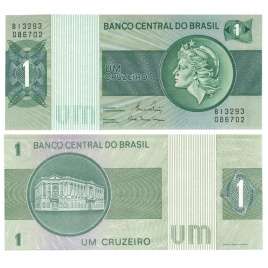 Бразилия 1 крузейро 1980 год