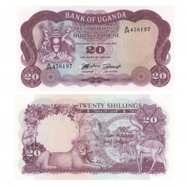 Уганда 20 шиллингов 1966 год