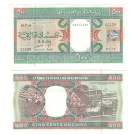 Мавритания 500 угий 1999-2002
