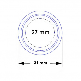 Капсула для монет 27 мм - MINZMEISTER