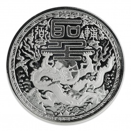Дракон - Камерун, 500 франков, 2018 год, серебро
