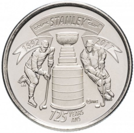 Кубок Стенли (125-я годовщина) - 25 центов 2017 год, Канада