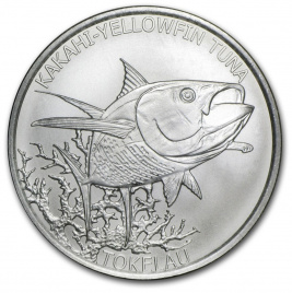 Тунец, 5 долларов, Токелау, 2014 год