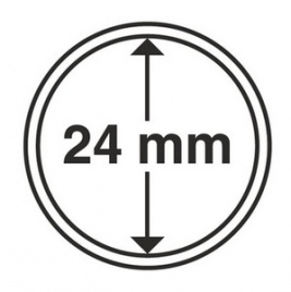 Капсула для монет диаметром 24 мм - Leuchtturm