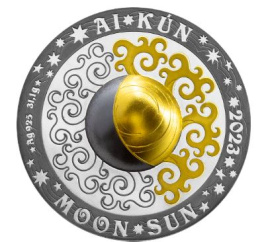 Солнце и Луна, серия Магические символы - серебро, 2023 год