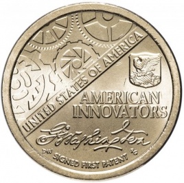 Американские инновации "Первый патент" - 1 доллар, 2018 год, США