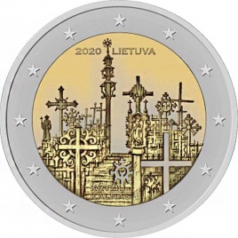 Гора Крестов | 2 евро | Литва | 2020 год