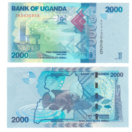 Уганда 2000 шиллингов 2010 год