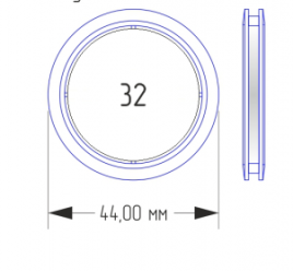 Капсулы для монет 32 мм 