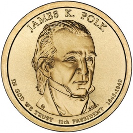 №11 Джеймс Полк 1 доллар США 2009 год