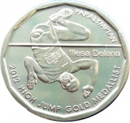 Паралимпийские игры 2012 года - Фиджи 50 центов 2012 
