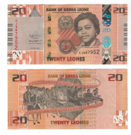 Сьерра-Леоне 20 леоне 2022 год