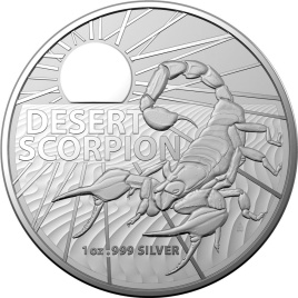 Пустынный скорпион - Австралия, 2022 год, 1 доллар