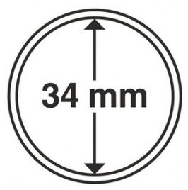 Капсула для монет диаметром 34 мм - Leuchtturm
