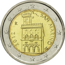 Сан-Марино - 2 евро, регулярный выпуск 