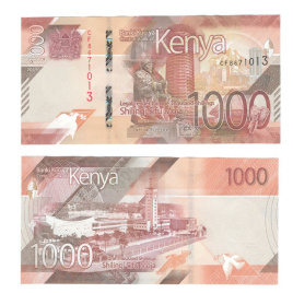Кения 1000 шиллингов 2019 год