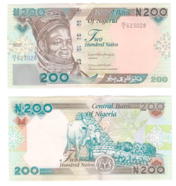 Нигерия 200 наира 2000-2022 гг