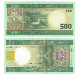 Мавритания 500 угий 2004 год