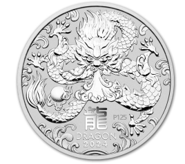 Год дракона - Австралия, 50 центов, 1/2 унции, 2024 год