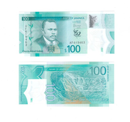 Ямайка 100 долларов 2022 года (полимер)