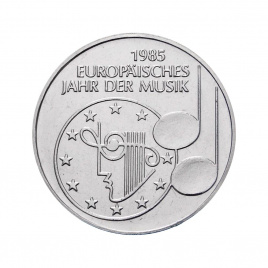5 марок 1985 год ФРГ - Европейский год музыки