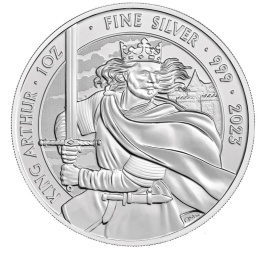 Король Артур, серия "Мифы и легенды" - Англия, 2 фунта, 2023 год