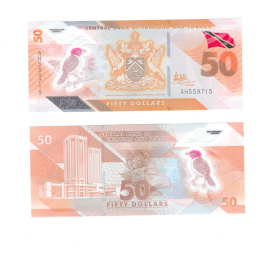 Тринидад и Тобаго 50 долларов 2020 год (полимер)