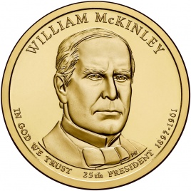 №25 Уильям Мак-Кенли 1 доллар США 2013