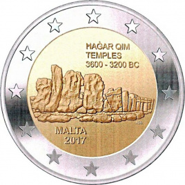 2 евро Мальта 2017 - Хаджар Ким 