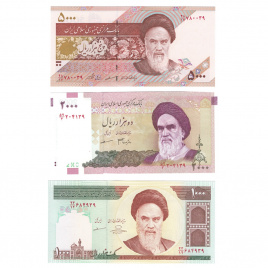 Набор банкнот Ирана (6 штук)