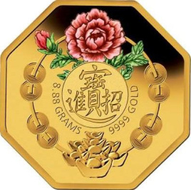 На удачу (золото 999.9) - Тувалу, 2008 год