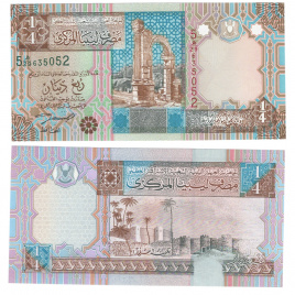 Ливия 1/4 динар 2002 год