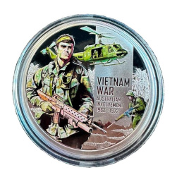 Вьетнамская война. Участие Австралии 1962-1972 - о.Ниуэ, 1/2 oz, 2012
