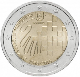 Красный крест - 2 евро, Португалия, 2015 год
