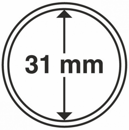 Капсула для монет диаметром 31 мм - Leuchtturm
