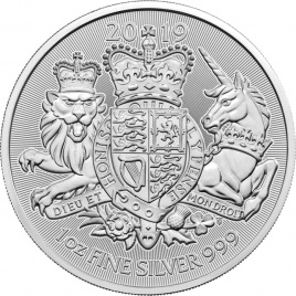 Королевский герб Великобритании - Англия, 2 фунта, 2019 год