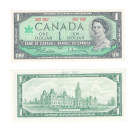 Канада 1 доллар 1967 год