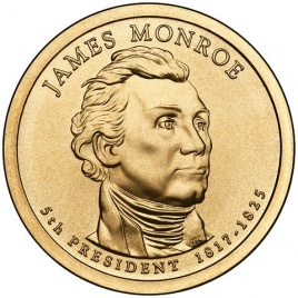 №5 Джеймс Монро 1 доллар США 2008 год