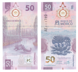 Мексика 50 песо 2021 год