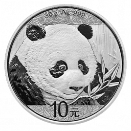 Панда - Китай, 10 юаней, 2018 год