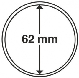 Капсула для монет диаметром 62 мм - Leuchtturm