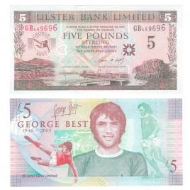 Северная Ирландия 5 фунтов 2006 год - футболист Джордж Бест