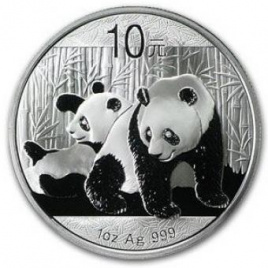 Панда - Китай, 10 юаней, 2010 год