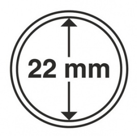 Капсула для монет диаметром 22 мм - Leuchtturm