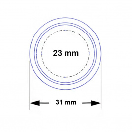 Капсула для монет 23 мм - MINZMEISTER