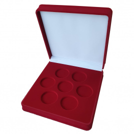Коробка на 7 монет в капсулах (диаметр 46 мм) 