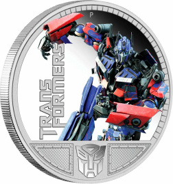 Оптимус Прайм. Трансформеры - Тувалу, 1 доллар, 2009