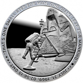 Аполлон 11 - Один маленький шаг | серебро 2019 год | раунд