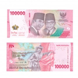 Индонезия 100000 рупий 2022 год