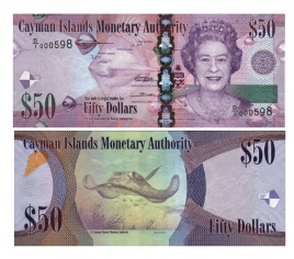 Каймановы острова 50 долларов 2010 год 
